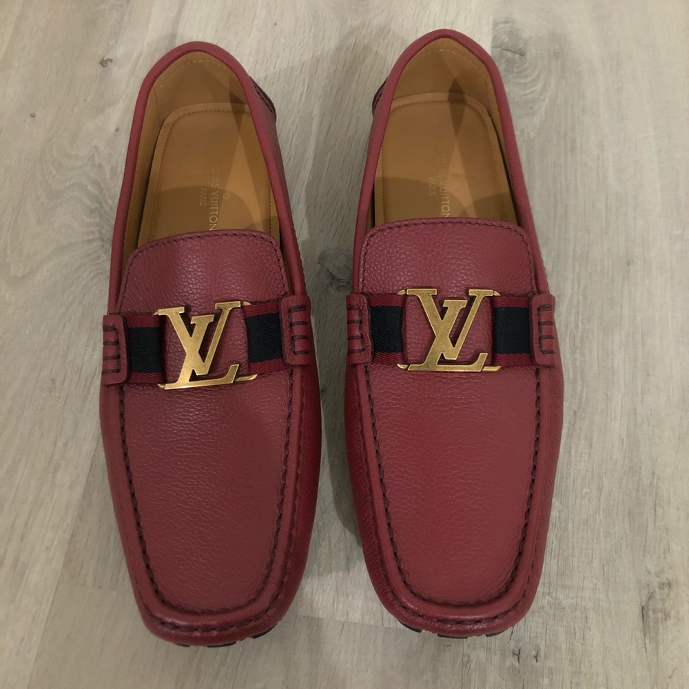 Limited Edition Red Leather Gold Buckle Driver